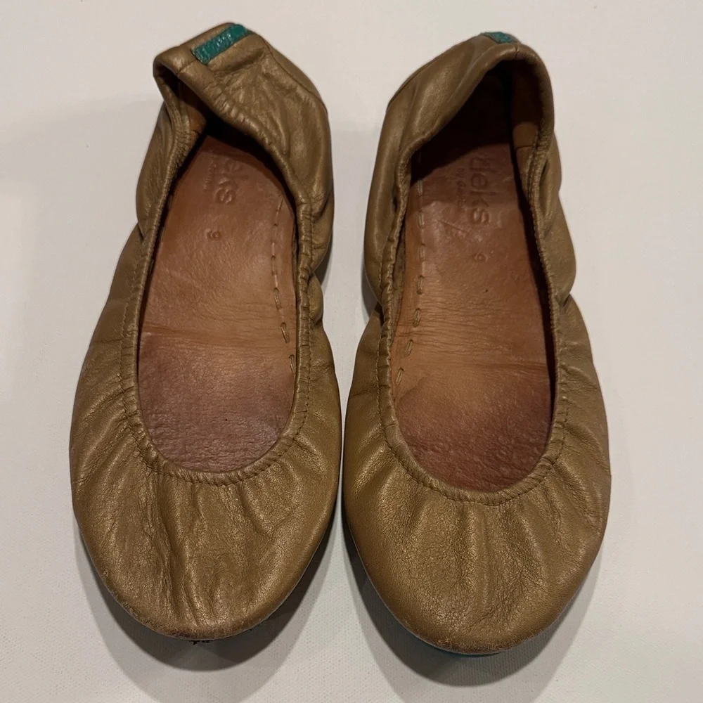 Tieks Tan Kids Slippers
